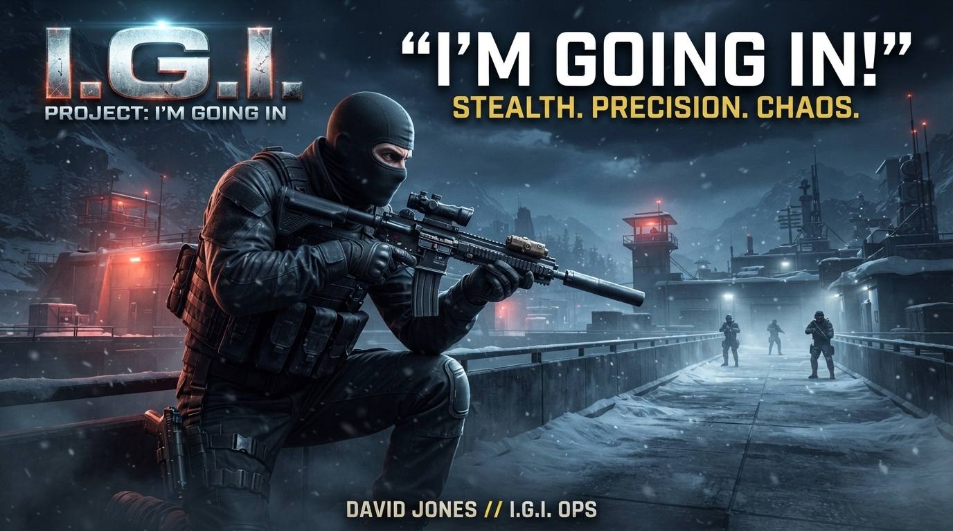 Project IGI 1 Poster